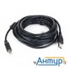 Кабель Gembird Ccf-usb2-ambm-10 Usb 2.0 кабель Pro  для соед. 3.0м Am/bm  позол.конт., фер.кол., пак