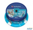 Диск Cd-r Verbatim 700mb 52x Cake Box (25шт) Printable (43439)