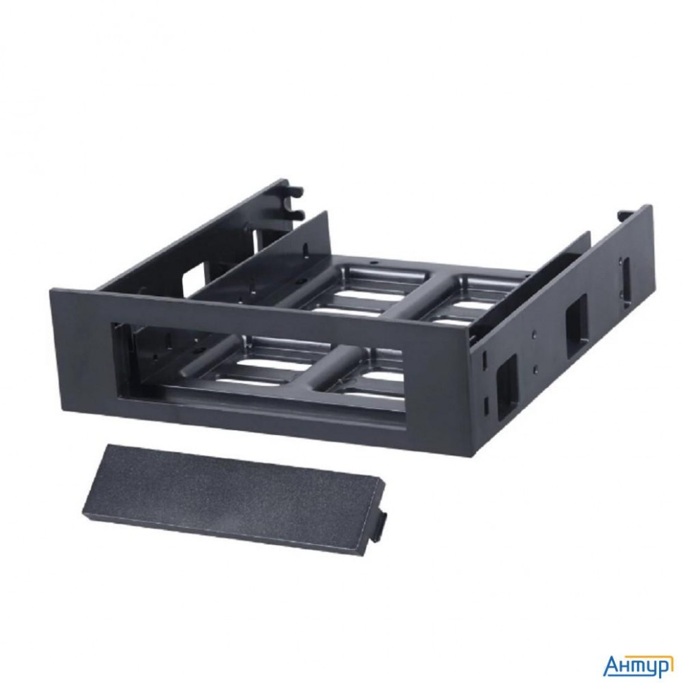 Gembird Салазки для установки Hdd/ssd 2.5''/3.5'' в отсек 5.25" , пластик, пакет (mf-35525)