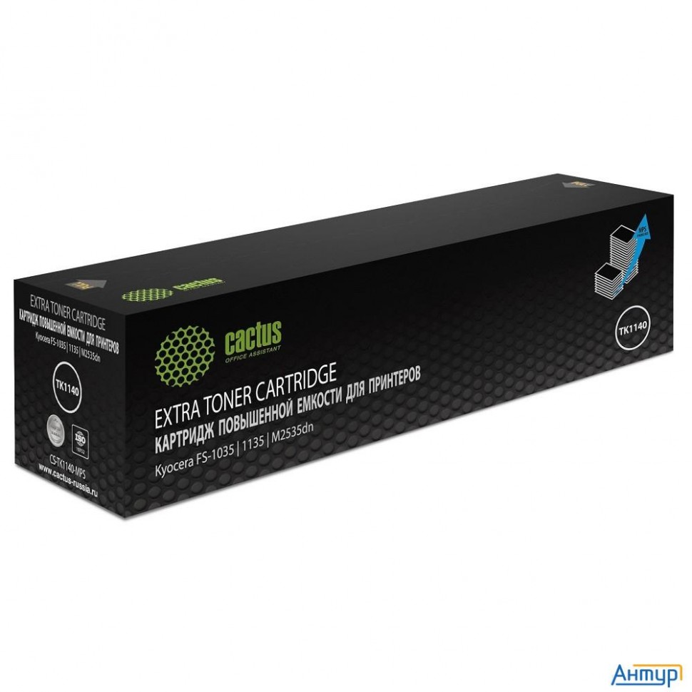 Картридж лазерный Cactus Cs-tk1140-mps черный (14400стр.) для Kyocera Fs-1035/1135/m2535dn