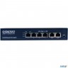 Коммутатор Osnovo Sw-20600(80w) Poe коммутатор 6 портов, 4 Poe порта 10/100 Base-t, 2*10/100 Base-t