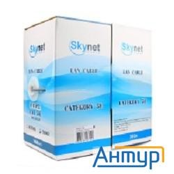 Skynet Кабель Utp Indoor 4x2x0,48, медный, Fluke Test, кат.5e, однож., (305м) Box, серый [css-utp-4-