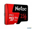 Карта Microsd Card Netac P500 Extreme Pro 256gb, Retail Version W/sd Adapter