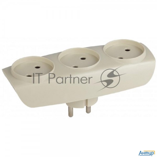 Разветвитель ЭРА Б0017018 Sp-3-i сл. кость 3гн, без заземл.