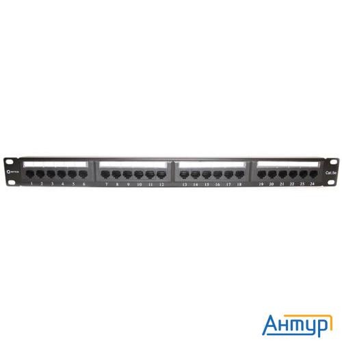5bites Ppu55-07 Патч-панель Utp / 5e / 24p / Krone / 110 / Dual Idc / 1u / 19"