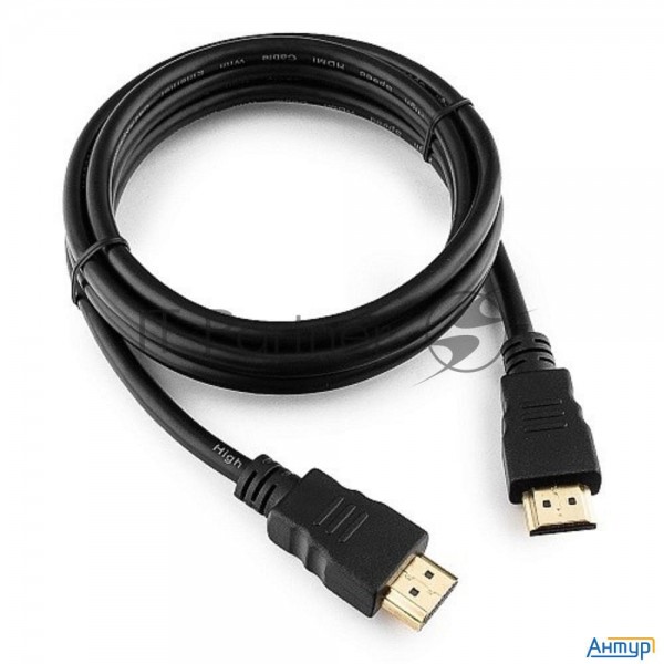 Кабель Hdmi Cablexpert Cc-hdmi4-5, 1.5м, V2.0, 19m/19m, черный, позол.разъемы, экран, пакет