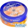 Диск Dvd-r Verbatim 4.7gb 16x Cake Box (25шт) (43730)