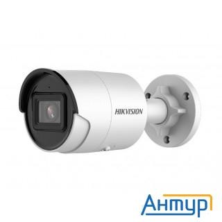 Hikvision Ds-2cd2023g2-iu 2.8mm {2Мп уличная цилиндрическая Ip-камера с Exir-подсветкой до 40м и тех