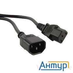 Telecom Кабель (tp020-iec320-c13/c14-1.8-bk) монитор - компьютер (ups -> устройство) 220v  1.8м [692