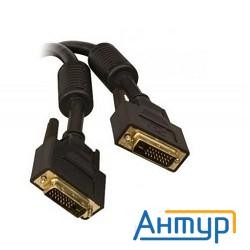 Tv-com Кабель Dvi-d Dual Link 25m/25m, экран, феррит.кольца, 5м  (cg441d-5m) [6926123462607]
