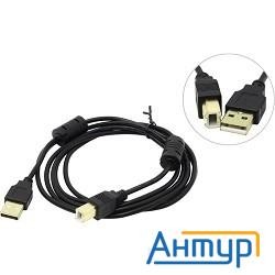 Exegate Ex138947rus Кабель Usb 2.0 A-->b 3м Exegate 2 фильтра, позолоченные контакты