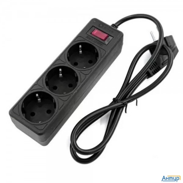 5bites Сетевой фильтр Garda Sp3b-510 3s / 3*0.75mm2 / 1m / Black