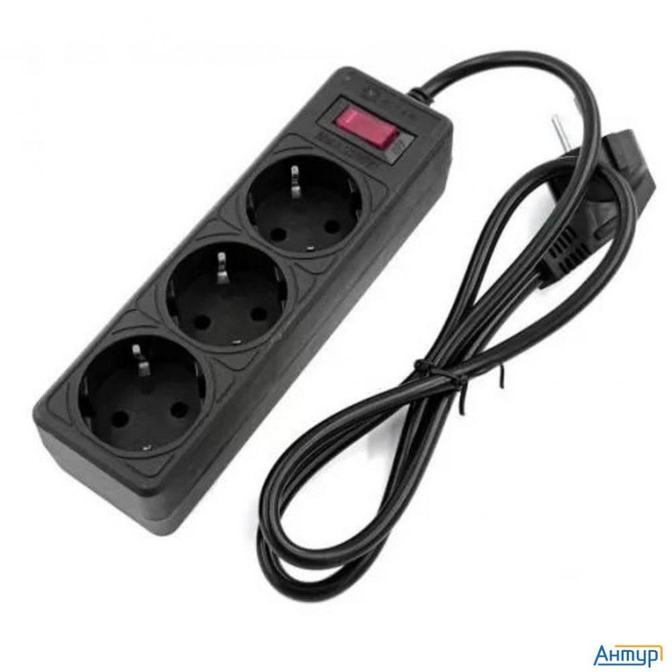 5bites Сетевой фильтр Garda Sp3b-510 3s / 3*0.75mm2 / 1m / Black