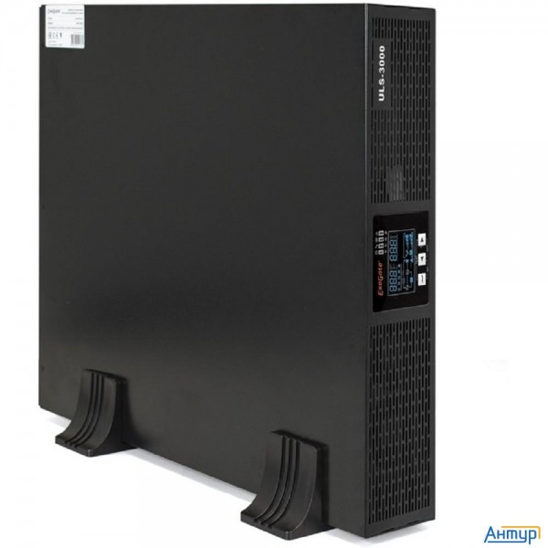 Exegate Ep285648rus ИБП On-line Exegate Powerexpert Uls-3000.lcd.avr.c13.usb.rs232.snmp.2u <3000va/3