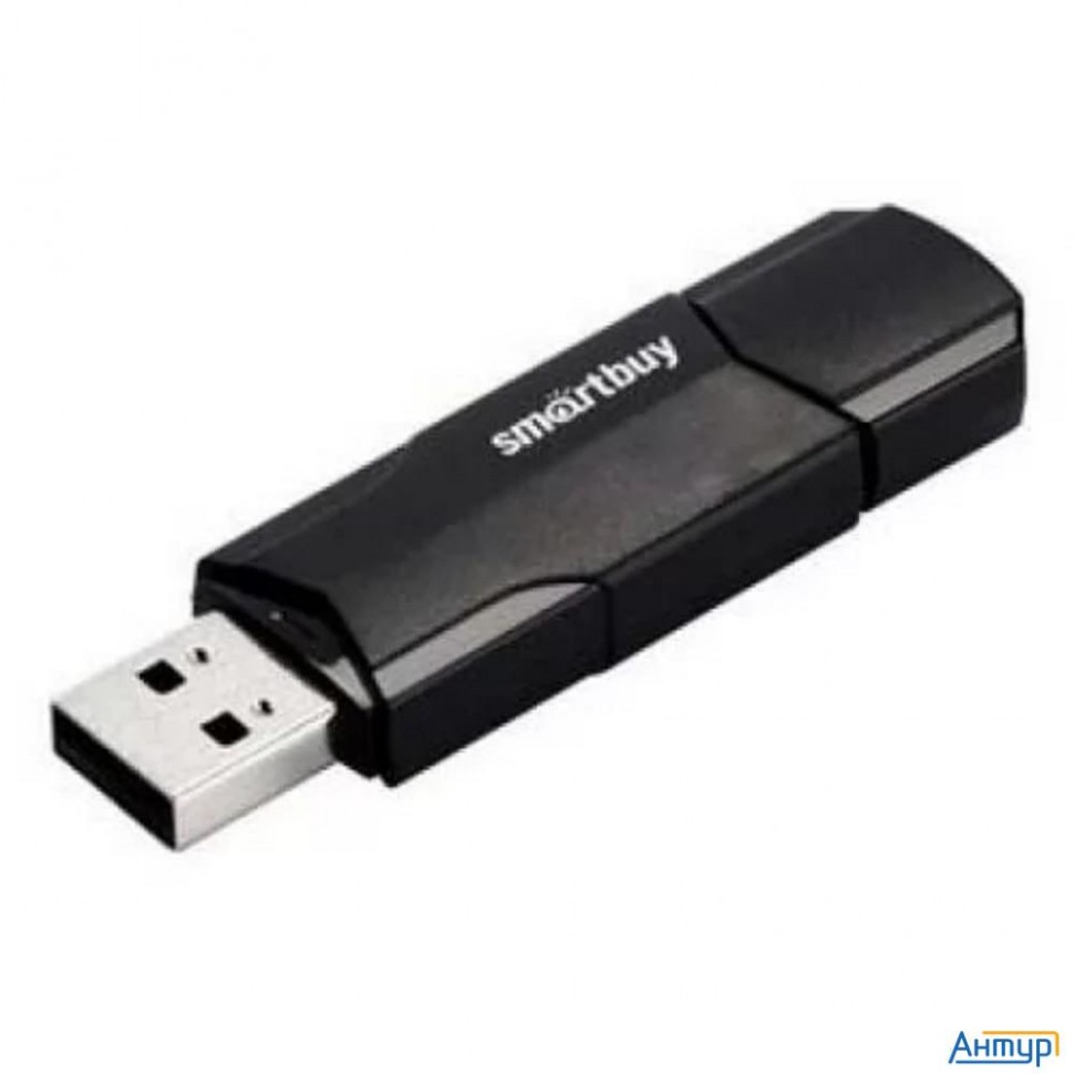 Smartbuy Usb Drive 4gb Clue Black (sb4gbclu-k)
