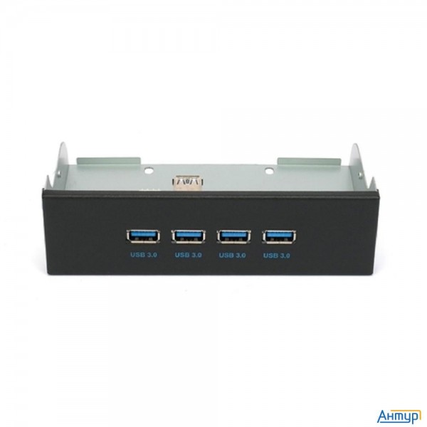 Gembird Планка Usb 3.0 на переднюю панель 5.25", 4 порта Usb (fp5.25-usb3-4a)