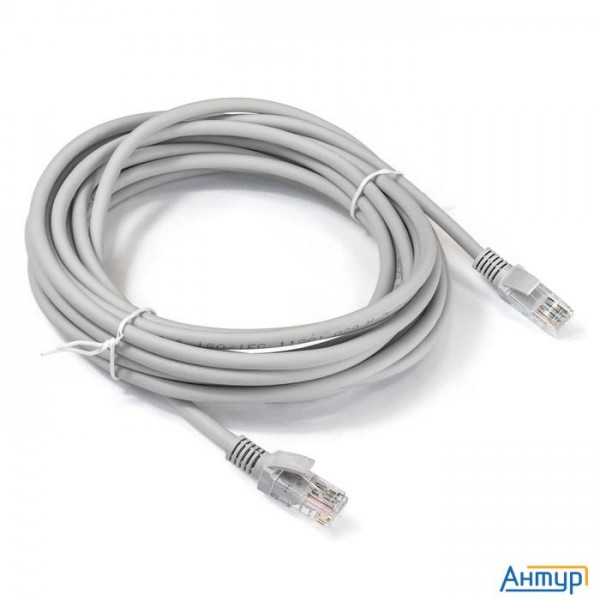 Exegate Ex290421rus Патч-корд Lszh Exegate Utp-rj45-rj45-5e-7m-lszh-gy, Utp, Cat.5e, 7м, серый