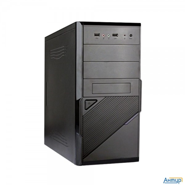 Exegate Ex284022rus Корпус Minitower Ba-201 Black, Matx, <без БП>, 2*usb, Audio