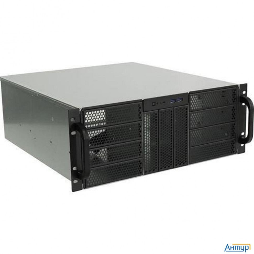 Procase Re411-d4h11-e-55 Корпус 4u Server Case,4x5.25+11hdd,черный,без блока питания,глубина 550мм,m