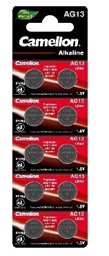 Camelion G13  Bl-10 Mercury Free (ag13-bp10(0%hg), 357a/lr44/a76 батарейка для часов)