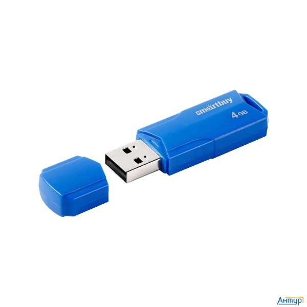 Smartbuy Usb Drive 4gb Clue Blue (sb4gbclu-bu)