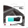Флеш Диск Kingston 256gb Datatraveler Dtxm Dtxm/256gb Usb3.2 черный/зеленый