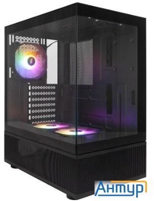 1stplayer Miku Mi7-a Black / Atx / 3x120mm Led Fans / Mi7-a-bk-2f1r-1f1