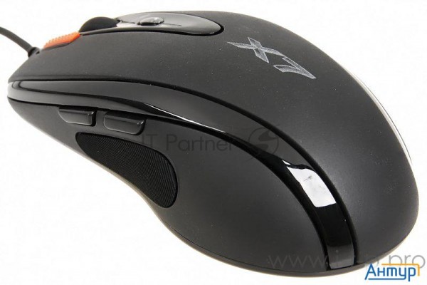 Мышь A4tech X 718bk  черный  Usb, 6 1 кл. кн., 3200 Dpi,проводная