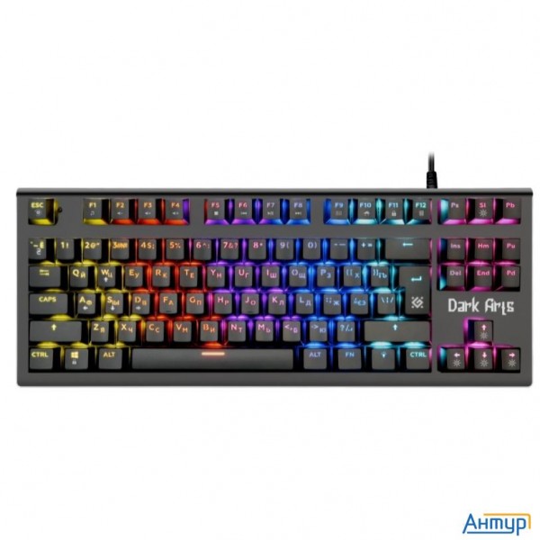 Defender Клавиатура  Dark Arts Gk-375 Ru [45375]{Механическая , радужная, 87 клавиш}