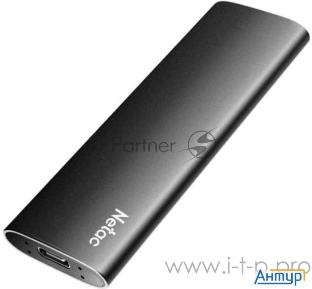 Внешний Ssd накопитель Netac 128gb Z Slim <nt01zslim-128g-32bk> (usb3.2, Up To 520/480mbs, 100х29.5х