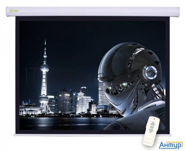 Экран Cactus 124.5x221см Motoscreen Cs-psm-124x221 16:9 настенно-потолочный рулонный белый (моторизо