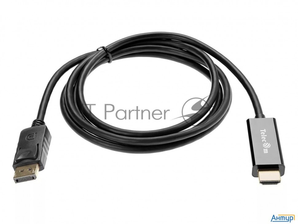 Кабель-переходник Displayport M-> Hdmi M 1.8m Telecom [ta494)