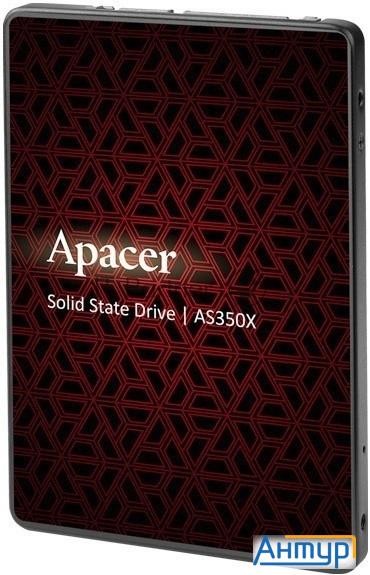 Накопитель Ssd Apacer Panther As350x 512gb Sata 2.5" 7mm, R560/w540 Mb/s, Iops 80k, Mtbf 1,5m, 3d Na