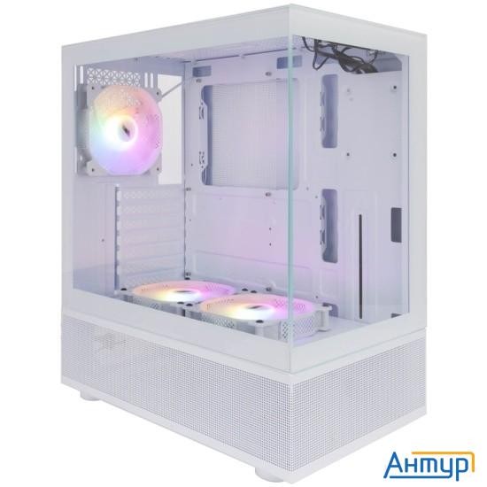 1stplayer Miku Mi7-a White / Atx / 3x120mm Led Fans / Mi7-a-wh-2f1r-w-1f1-w