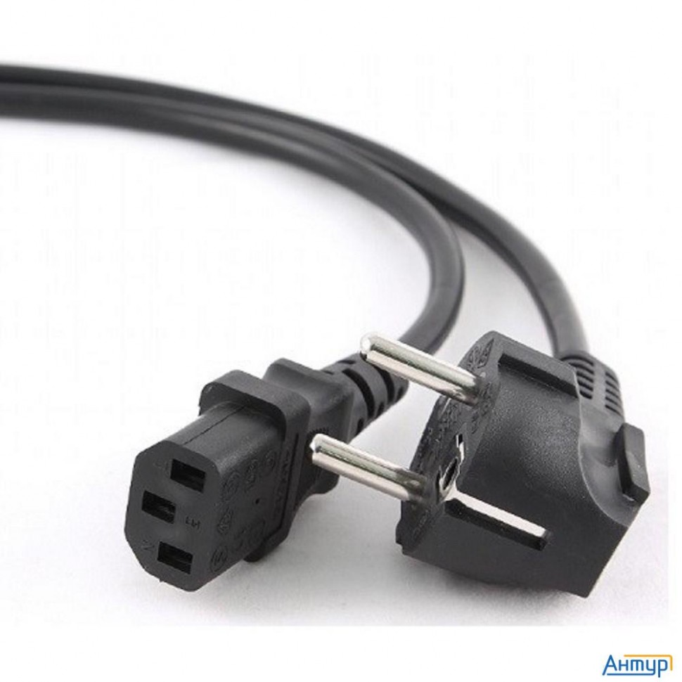 Cablexpert Кабель питания 10м, Schuko- C13, 3х1кв.мм, черный, с заземлением, пакет (pc-186-1-10m)