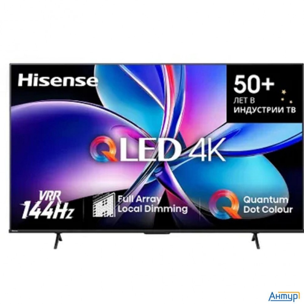 Hisense 55" 55e7q черный 4k Ultra Hd 60hz Dvb-t Dvb-t2 Dvb-c Dvb-s Dvb-s2 Usb Wifi Smart Tv