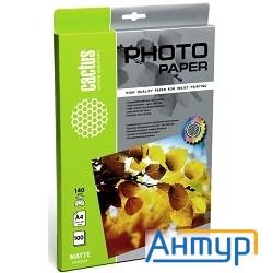 Cactus Cs-ma4140100 Фотобумага матовая, А4, 140 г/м2, 100 листов