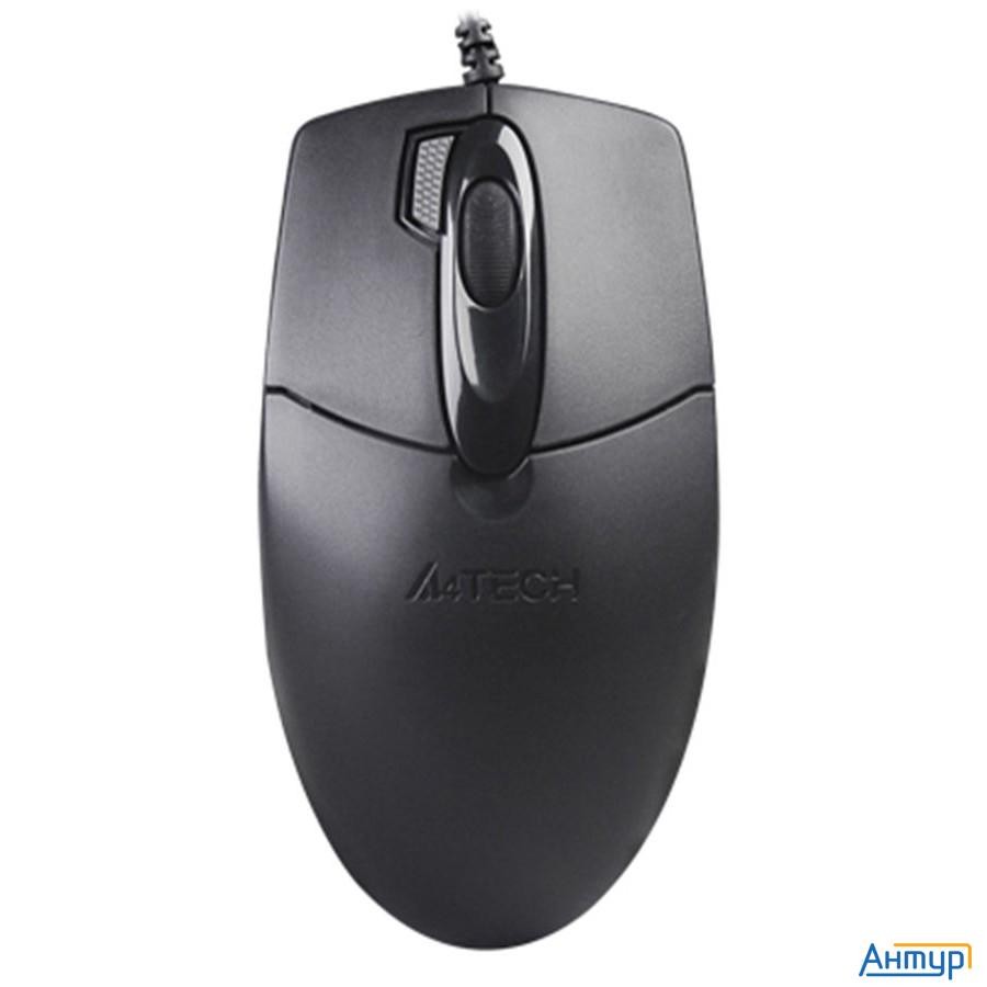 Мышь A4tech Op-730d черный оптическая (1000dpi) Usb (4but)