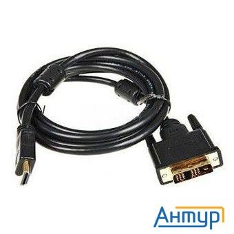 Кабель Buro Hdmi-19m-dvi-d-5m Hdmi (m) Dvi-d (m) 5м феррит.кольца черный (817226)