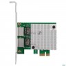 Сетевой адаптер Exegate Exe-562 (pci-e X1 V2.0, 2xrj45, Utp 10/100/1000mbps, Realtek Chipset Rtl8111