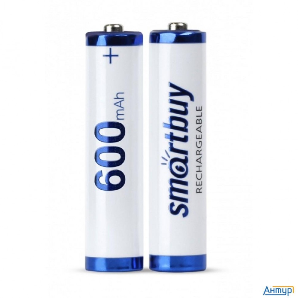 Smartbuy (sbbr-3a02bl600) Аккумулятор Nimh Smartbuy Aaa/2bl 600 Mah (24/240)(2шт. в уп-ке)