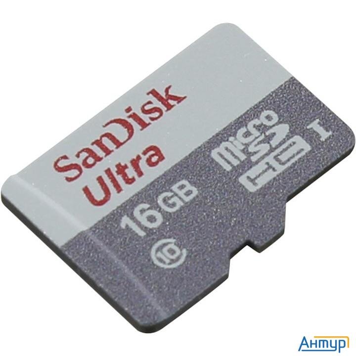 Micro Securedigital 16gb Sandisk Sdsquns-016g-gn3mn (microsdhc Class 10, Ultra Android)