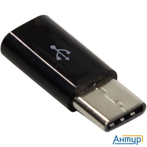 Orient Переходник Usb 2.0 Micro-bf (5pin) Uc-201 -> Type-cm (24pin), черный
