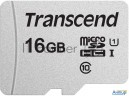 Флеш карта Microsd 16gb Transcend Microsdhc Class 10 Uhs-1 U1, (без адаптера), Tlc