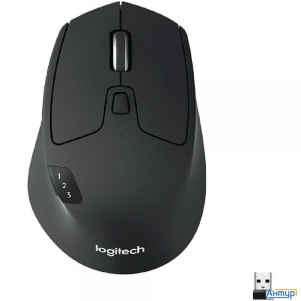 Мышь беспроводная Logitech M720 Triathlon (1000dpi, Bluetooth, 2.4 Ghz/usb-ресивер (logitech Unifyin