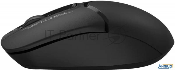Мышь A4tech Fstyler Fb12s черный оптическая (1200dpi) Silent беспроводная Bt/radio Usb (2but)