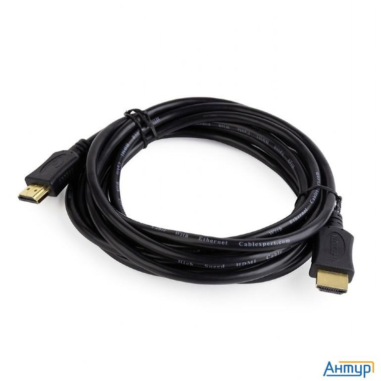 Bion Кабель Hdmi V1.4, 19m/19m, 3d, 4k Uhd, Ethernet, Ccs, экран, позолоченные контакты, 15м, черный