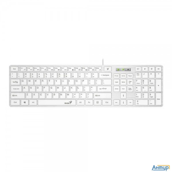 Клавиатура Genius Slimstar 126 White Usb [31310017410]