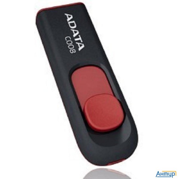 A-data Flash Drive 16gb С008 Ac008-16g-rkd {usb2.0, Black-red}