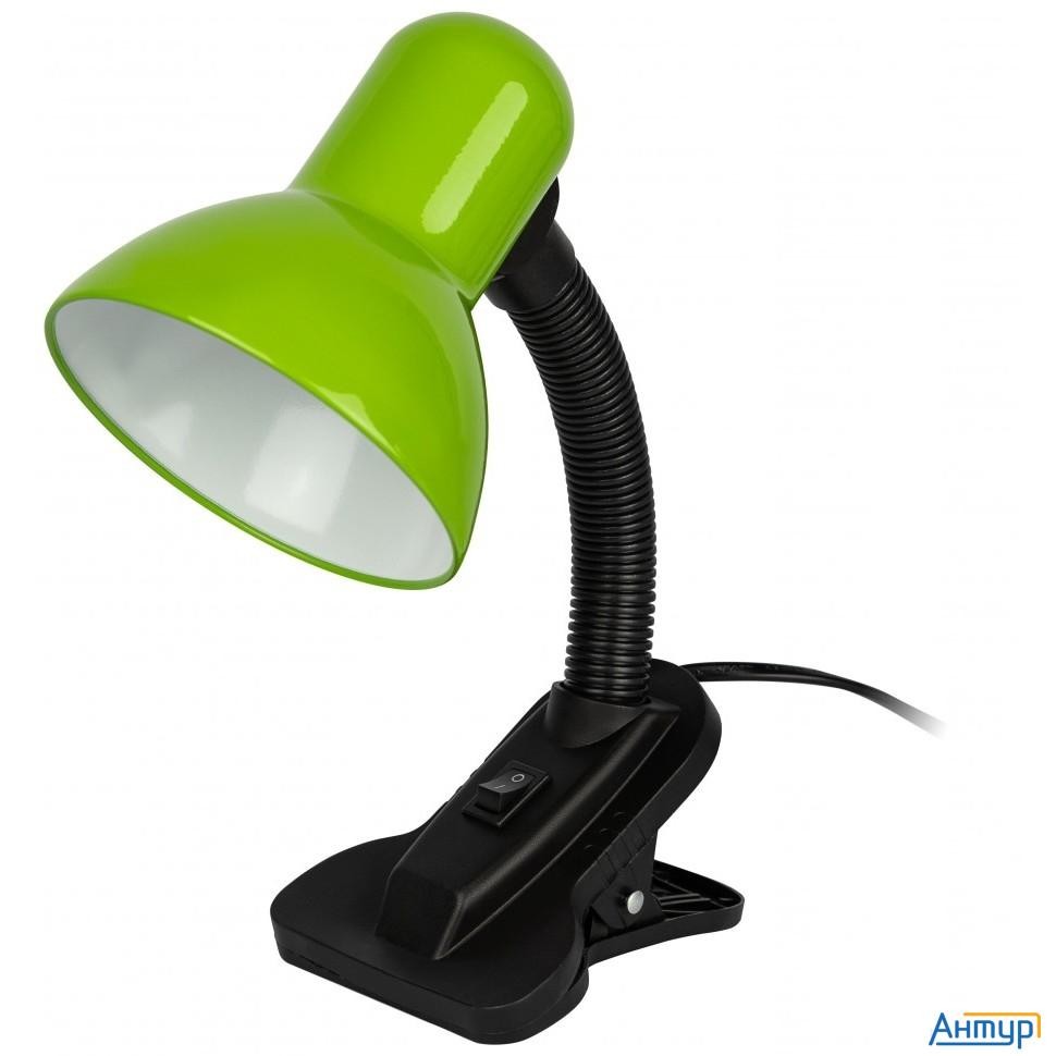 ЭРА Б0058670 Настольный светильник N-212-Е27-40w-gr на прищепке зелёный